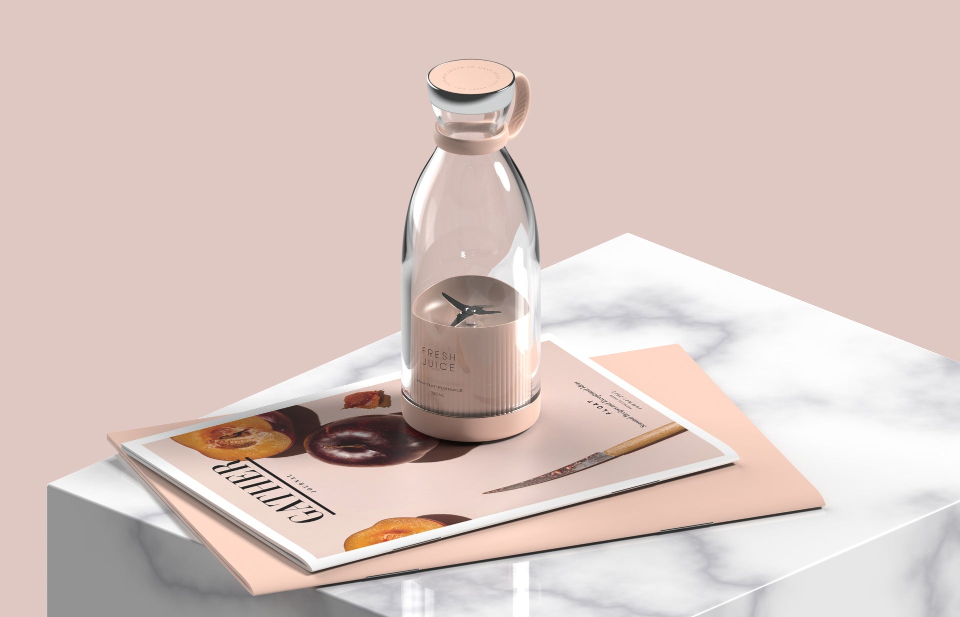 350ML Portable Electric Juicer Blender | USB Rechargeable Household Mixer Cup