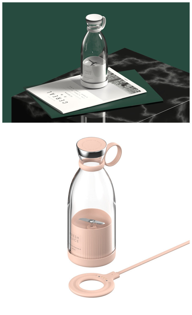 350ML Portable Electric Juicer Blender | USB Rechargeable Household Mixer Cup