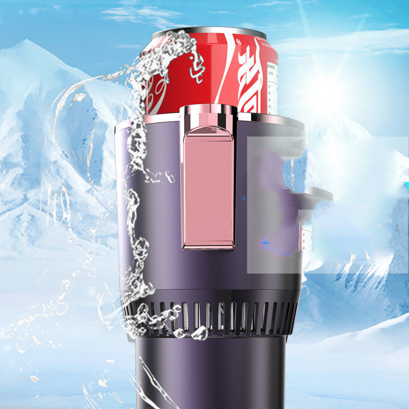2-in-1 Car Heating & Cooling Cup | 12V Smart Cup Holder with Temperature Display