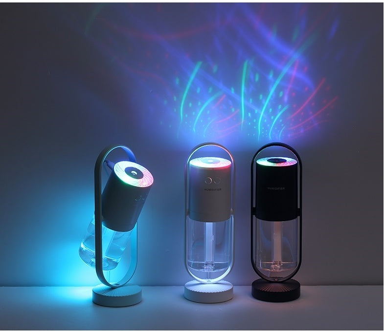 Magic Shadow USB Humidifier w/ Night Light Projector | 3-in-1 for Home, Car, Office