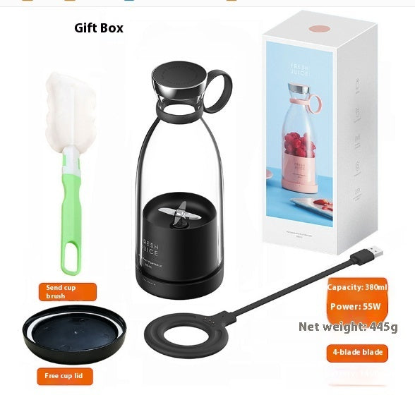 350ML Portable Electric Juicer Blender | USB Rechargeable Household Mixer Cup