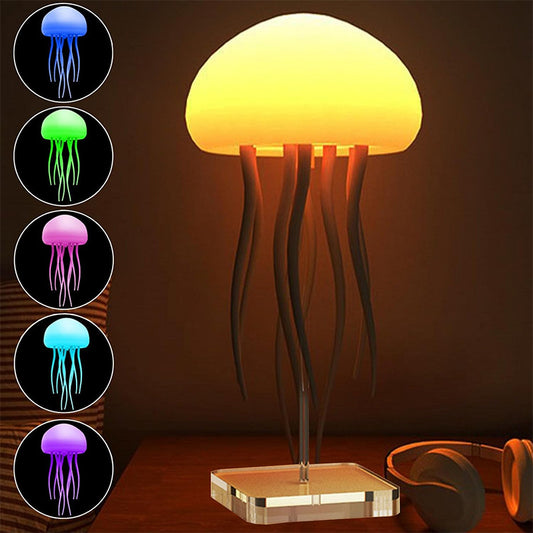 Portable Jellyfish Lamp – LED Night Light for Bedside & Desk