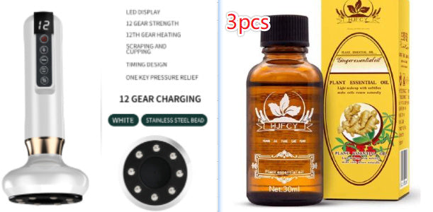 Electric Vacuum Cupping Massager – Anti-Cellulite & Muscle Pain Relief Therapy