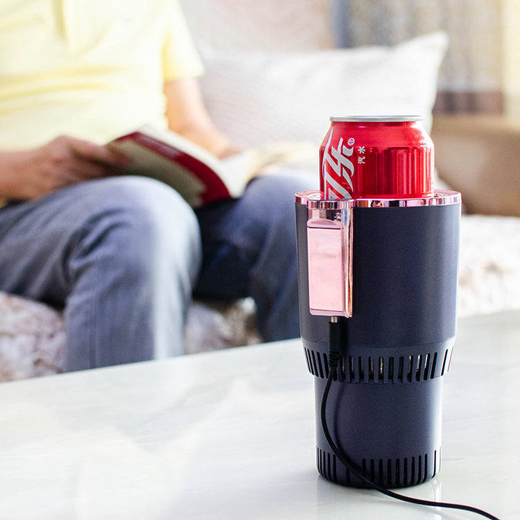 2-in-1 Car Heating & Cooling Cup | 12V Smart Cup Holder with Temperature Display