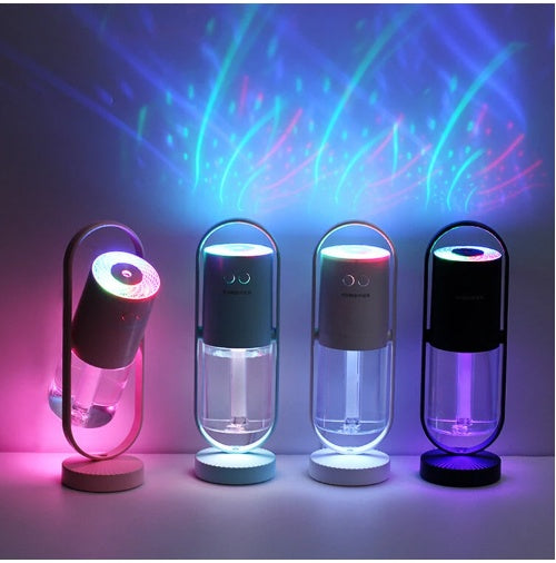 Magic Shadow USB Humidifier w/ Night Light Projector | 3-in-1 for Home, Car, Office