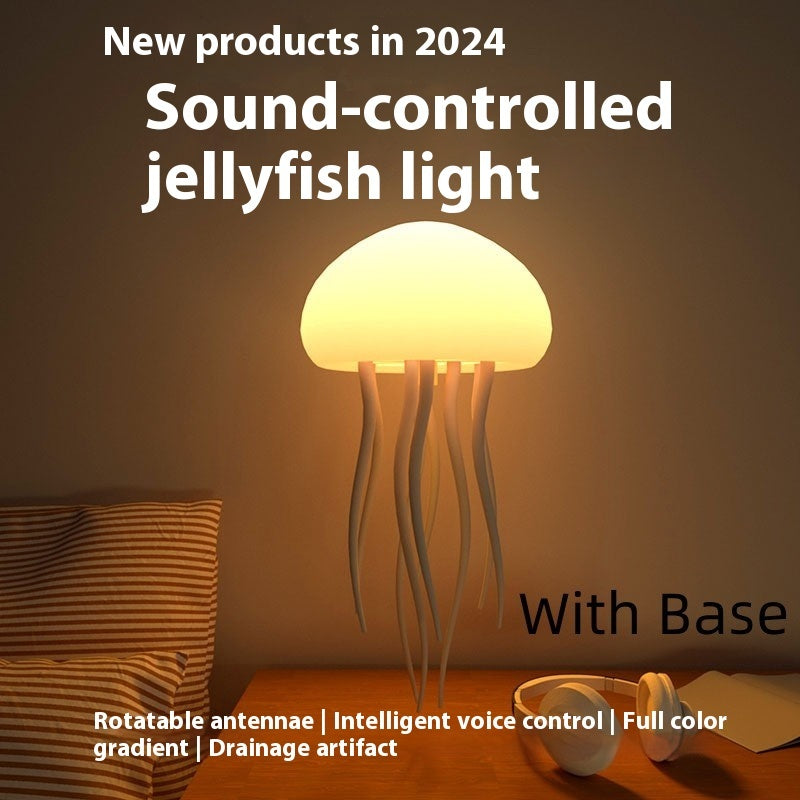 Portable Jellyfish Lamp – LED Night Light for Bedside & Desk