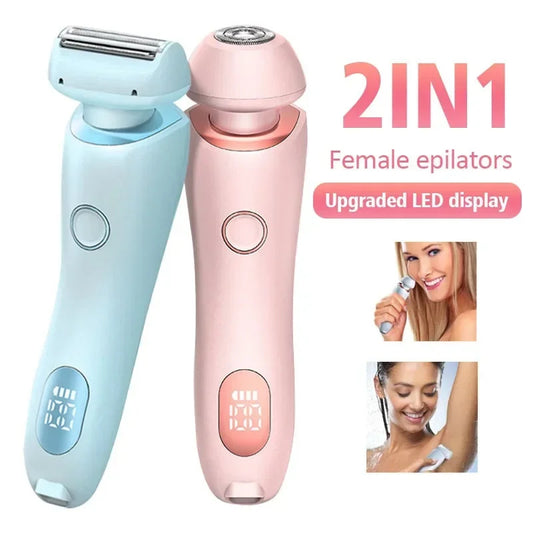 Lady Shaver – 2-in-1 USB Rechargeable Epilator & Trimmer for Women