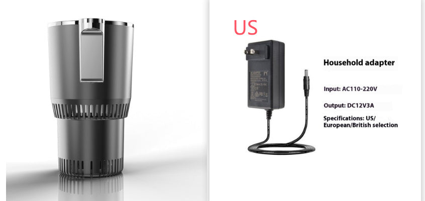 2-in-1 Car Heating & Cooling Cup | 12V Smart Cup Holder with Temperature Display