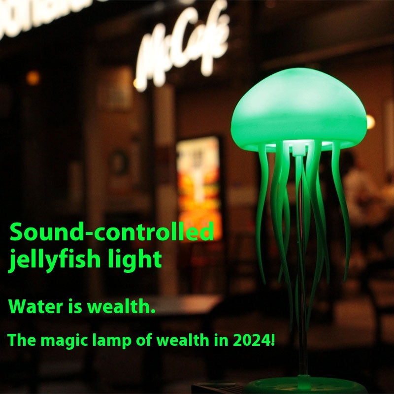 Portable Jellyfish Lamp – LED Night Light for Bedside & Desk