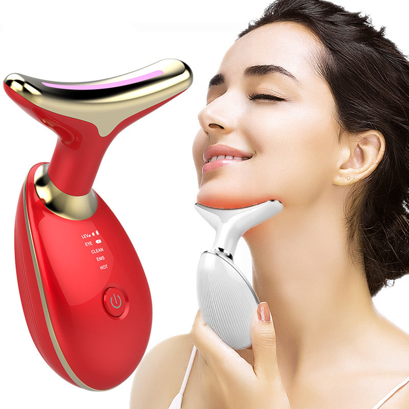 EMS Thermal Neck Lifting Massager – Microcurrent Wrinkle Remover
