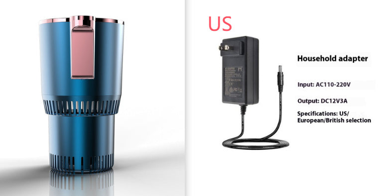 2-in-1 Car Heating & Cooling Cup | 12V Smart Cup Holder with Temperature Display