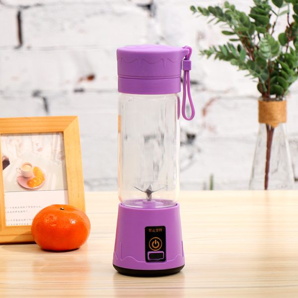 Portable Electric Juicer - 380ml Juice Blender Cup & USB Rechargeable - Image 2