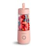Portable Blender 350ml USB Rechargeable - Mixer for Smoothies & Shakes - Pink