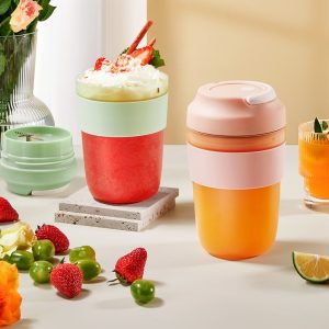USB Rechargeable Juicer Cup 400ml - 4 Blades for Shakes & Smoothies