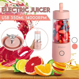Portable Blender 350ml USB Rechargeable - Mixer for Smoothies & Shakes