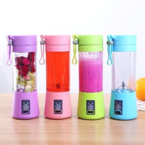 USB Rechargeable Portable Blender - Mini Fruit Juice Mixer & Smoothie Maker