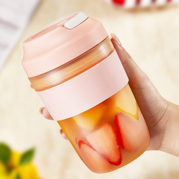 USB Rechargeable Juicer Cup 400ml - 4 Blades for Shakes & Smoothies - Image 2
