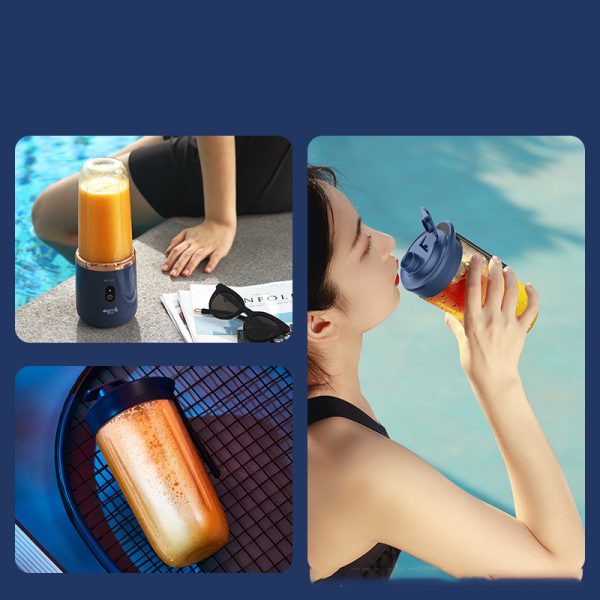 6-Blade Portable Blender - USB Charging Ice Crusher & Smoothie Maker - Image 4