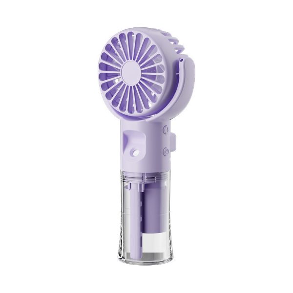 Portable Handheld Spray Fan – 4-Speed USB Mist Fan for Summer Cooling - Image 3