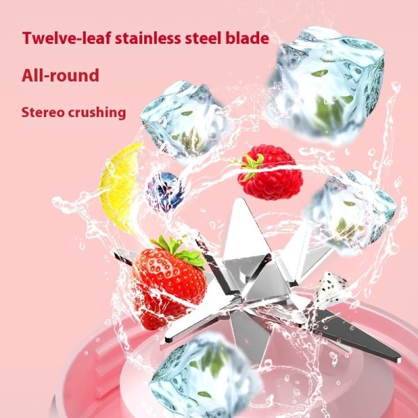 Portable Blender USB Charging – 1-Click Smoothie & Juice Cup - Image 8