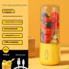 Portable Blender USB Charging – 1-Click Smoothie & Juice Cup - Yellow