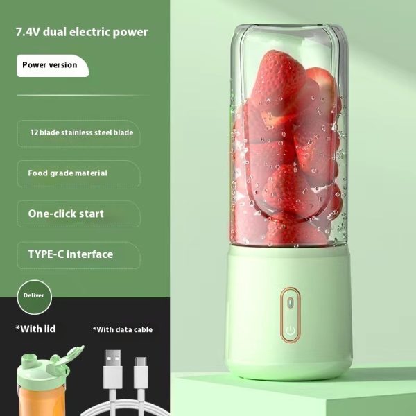 Portable Blender USB Charging – 1-Click Smoothie & Juice Cup - Image 5